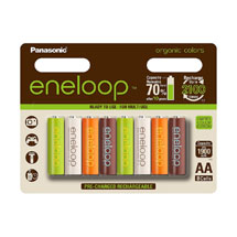 Panasonic Eneloop Organic Colors