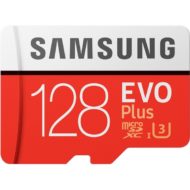 Карта памяти micro SDXC 128Gb Samsung EVO Plus V2 UHS-I U3 + ADP (100/60 Mb/s)