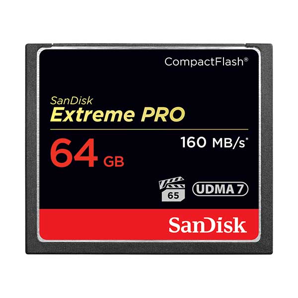 Карта памяти CF 64Gb Sandisk Extreme Pro (160/150 Mb/s ...