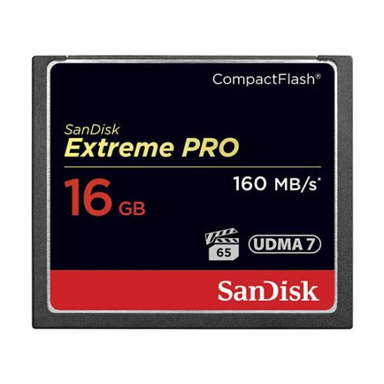 Карта памяти CF 16Gb Sandisk Extreme Pro (160/150 Mb/s)