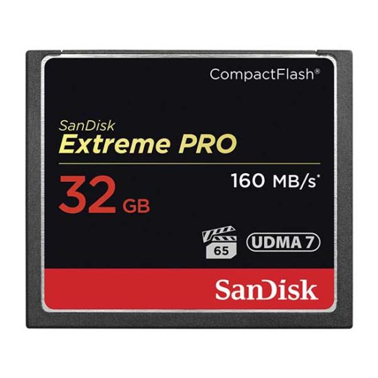 Карта памяти CF 32Gb Sandisk Extreme Pro (160/150 Mb/s)