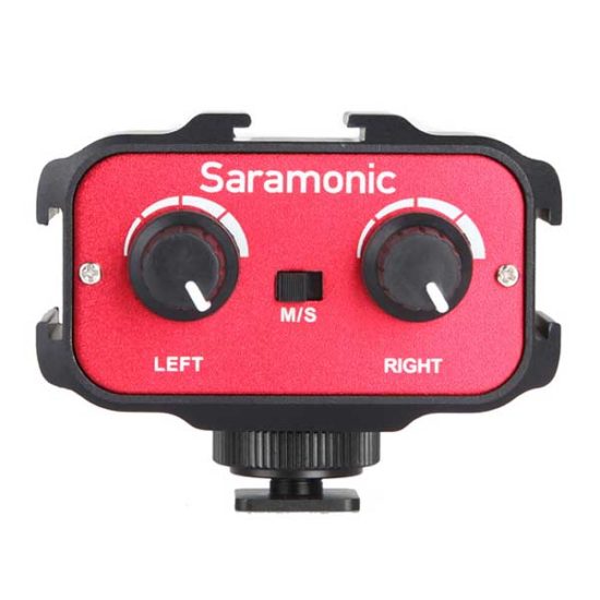 Микрофонный аудио микшер 2 in 1out Saramonic SR-AX100