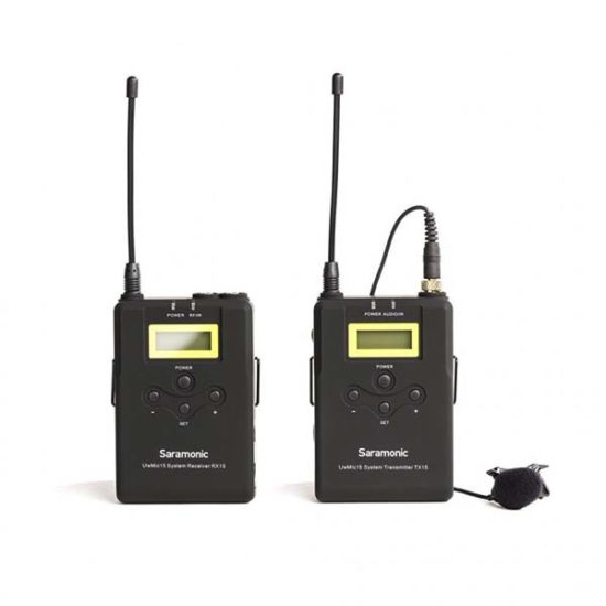 Петличная радиосистема UHF Saramonic UwMic15 (1TX+RX)