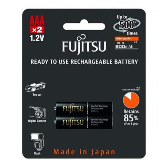 Аккумуляторы Fujitsu AAA 900 мАч (2 шт)