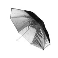 Зонт Hylow параболический 16 спиц 100 см серебро на отражение