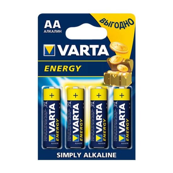 Батарейки VARTA LR6 (AA) Energy 4 шт в блистере