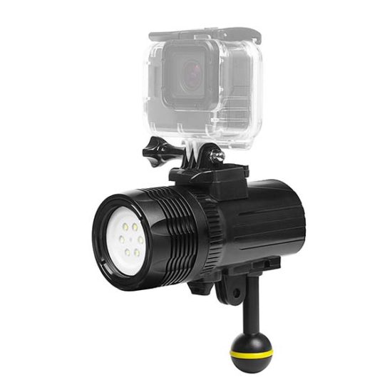 Осветитель LED для подводной съемки с креплением GoPRO XTGP460