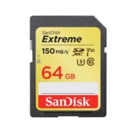 Карта памяти SDXC 64Gb SanDisk Extreme Class 10 UHS-I U3 (150/60 Mb/s)