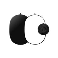 Фон на пружине Raylab RF-12 белый/черный 100x150см