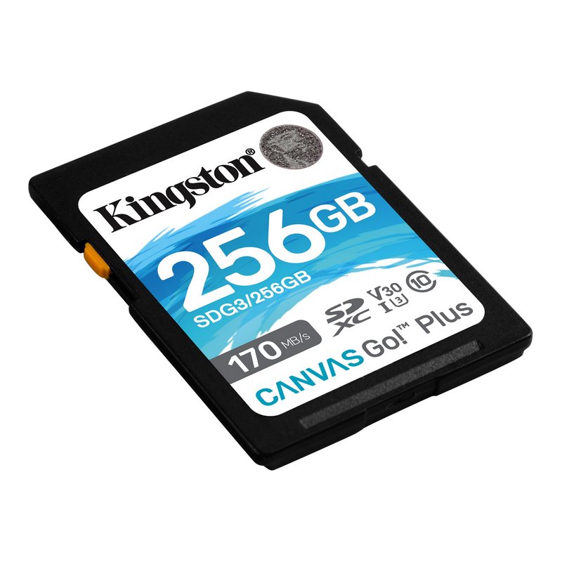 Карта памяти SDXC 256Gb Kingston Canvas Go Plus UHS-I U3 V30 A2 (170/90 Mb/s) — изображение 2