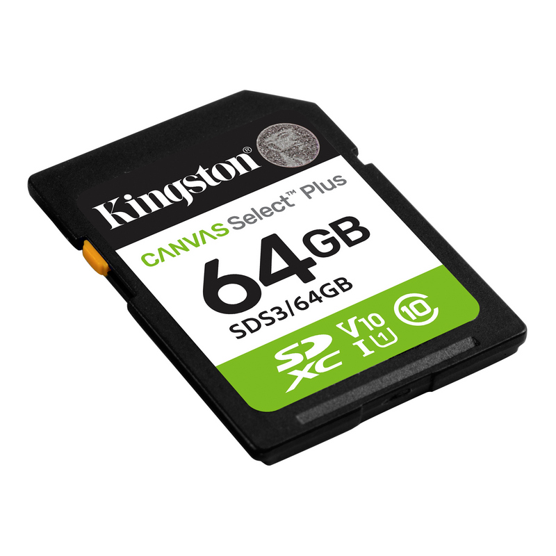 Карта памяти SDXC 64Gb Kingston Canvas Select Plus Gen 3 UHS-I (100/70 Mb/s) — изображение 2