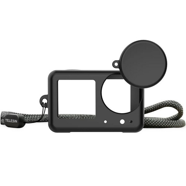 Силиконовая защита TELESIN для DJl Osmo Action 5 Pro/4/3 черный (S6-PTC-011-TDJ) — изображение 2