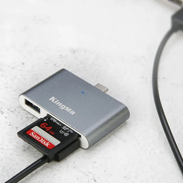 Картридер 3 в 1 Type-C Kingma BMU008 USB 3.0 — изображение 2