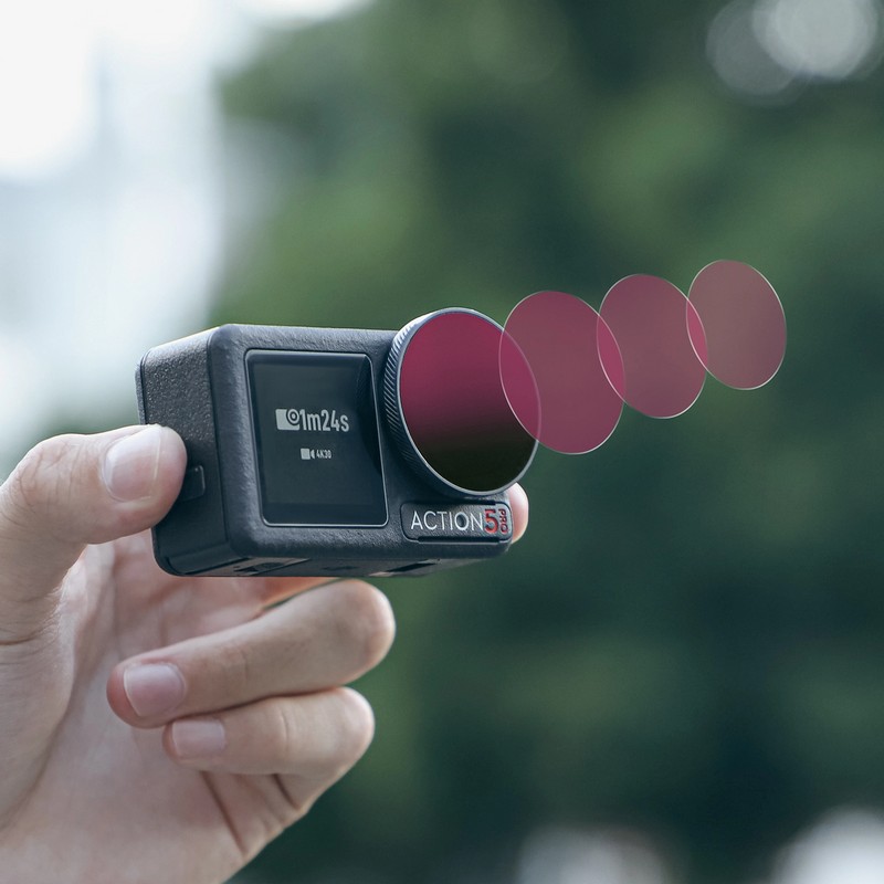 Комплект фильтров Sunnylife (CPL/ND8/ND16/ND32) DJI OSMO ACTION 5 PRO (OA5-FI906-4X) — изображение 5