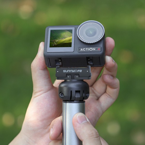 Адаптер переходник Sunnylife для DJI OSMO Action 3/4/5 PRO/360 на крепление GoPRO и 1/4" (AD691D) — изображение 3