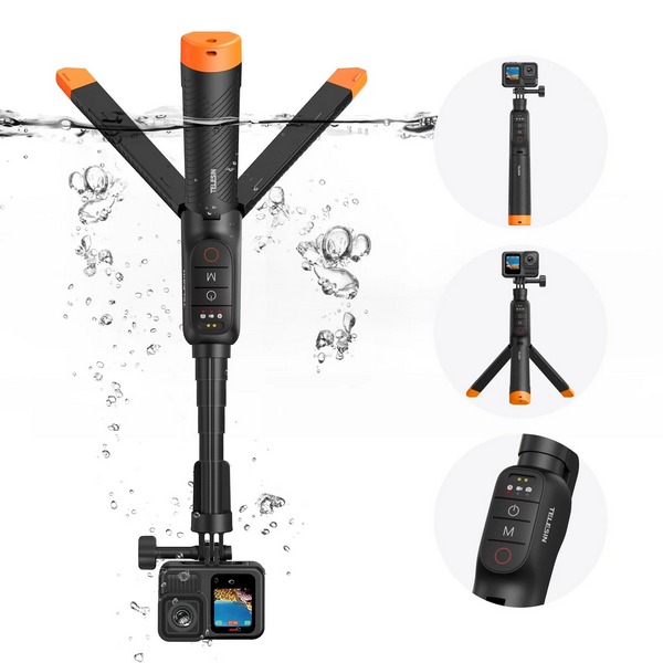 Монопод трипод с пультом TELESIN для GoPRO (S1-TSS-07) — изображение 4