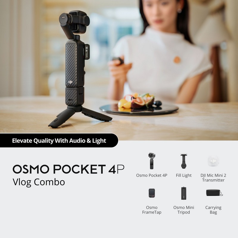 Камера DJI OSMO Pocket 4P Vlog combo