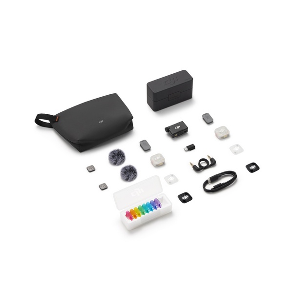 Радиосистема DJI MIC MINI 2S (2TX+1RX+Charging Case+сменные панели 10 шт) — изображение 6