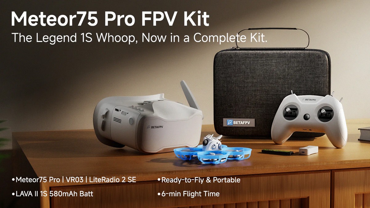 Квадрокоптер BETAFPV Meteor75 Pro FPV Kit