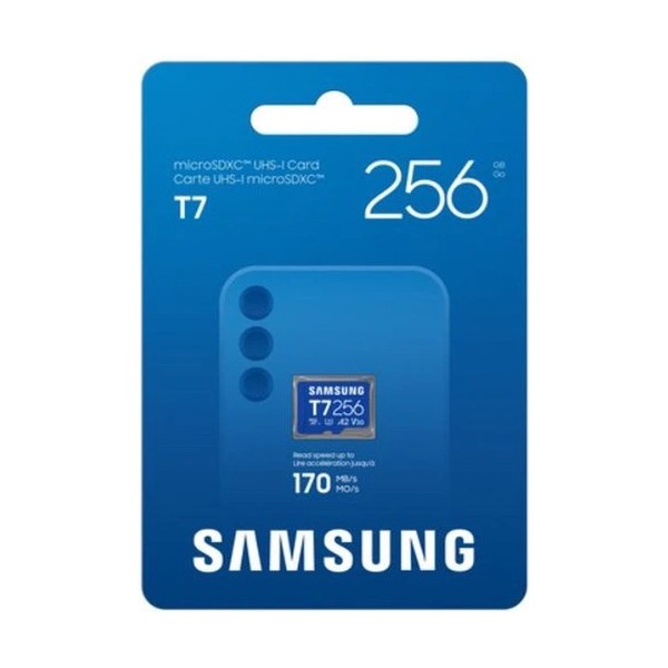 Карта памяти micro SDXC 256Gb Samsung T7 UHS-I U3 A2 V30 (R/W 170 Mb/s) — изображение 6