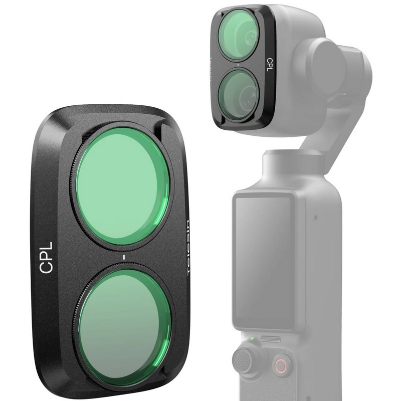 Фильтр TELESIN CPL DJI Osmo Pocket 4P / 3 (S5-FLT-87-TDJ) — изображение 3