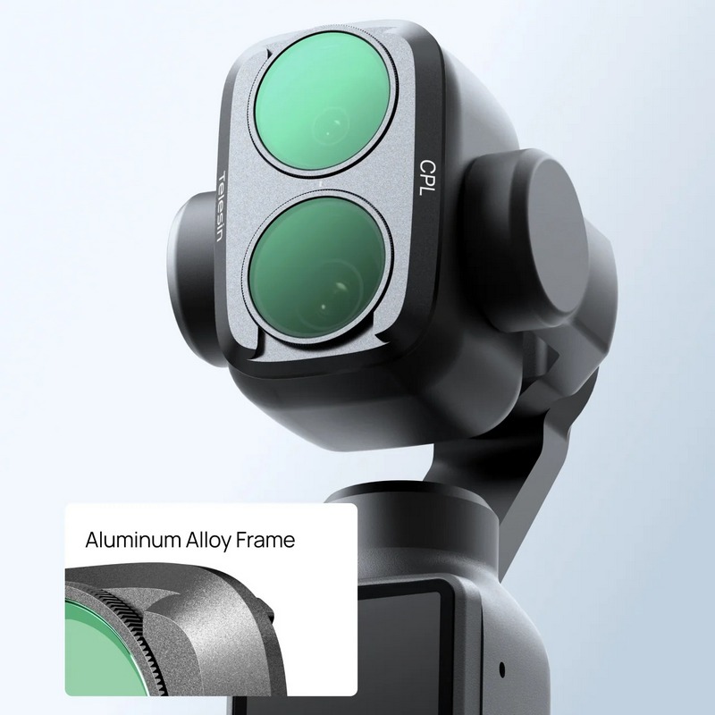 Фильтр TELESIN CPL DJI Osmo Pocket 4P / 3 (S5-FLT-87-TDJ) — изображение 4